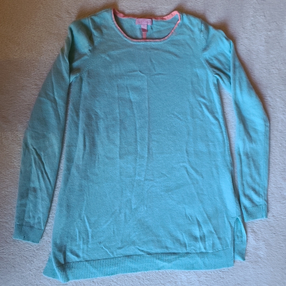 Lilly Pulitzer cashmere sweater blue. XS